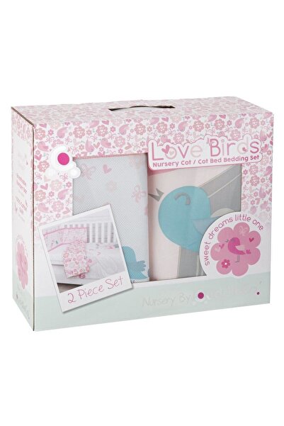 Evelise Set de pat 2 piese pentru bebelusi Comfi-Dreams Lovebirds 843022