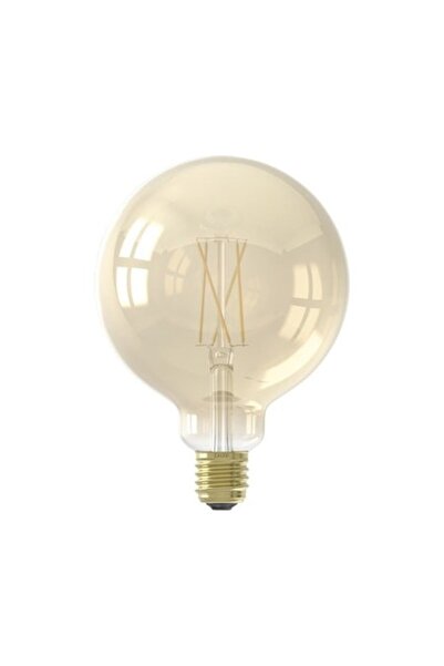 Calex Bec LED vintage variabil E27 7W, Glob Auriu G125