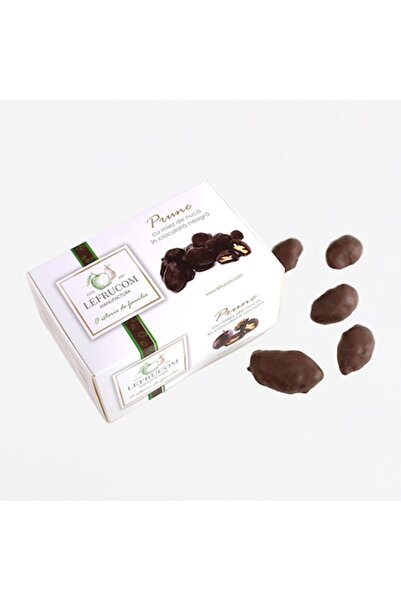 LEFRUCOM MANUFACTURA Prune uscate cu nucă în ciocolată neagră 600g