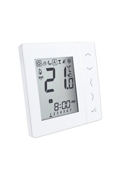 Vitalheizung Termostat digital wireless Hvhtft Wifi cu ecran tactil alb