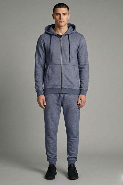 Sabri Özel طقم بدلة رياضية من القطن باللون الأزرق الداكن للرجال من Giotelli