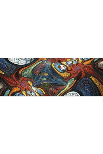 canvas Pictură psihedelică pe sticlă 50x125 cm