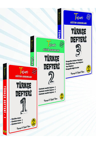 tasarı eğitim yayınları DGS ALES TYT TÜRKÇE KONU ÖZETLİ DEFTER