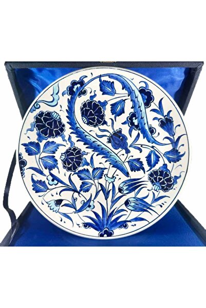 Çini Evi Blue Elegance – İznik Tile Plate
