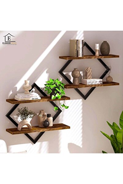 Elindor Σετ 2 τεμαχίων Ελίντορ ®   Ράφια, Κρεμαστό Ράφι Αποθήκευσης, Κουζίνα,...