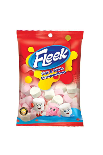Fleek فليك مارشملو أبيض وبينك علبة 24 كيس