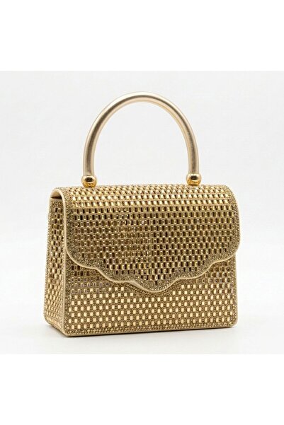 silora Sparkling Crystal Evening Clutch-Bag with Shiny Crystal