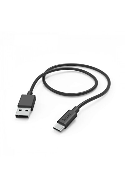 Hama Cablu USB-C la USB 2.0 A tată, 1 m, 480Mbit, 3A, Negru