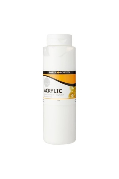 Daler Rowney Simply Acrylic Color - White - 750 ml