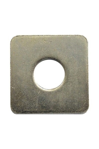 DRESSELHAUS Șaibe plate pătrate 9mm Din436 din oțel galvanizat, 50 bucăți