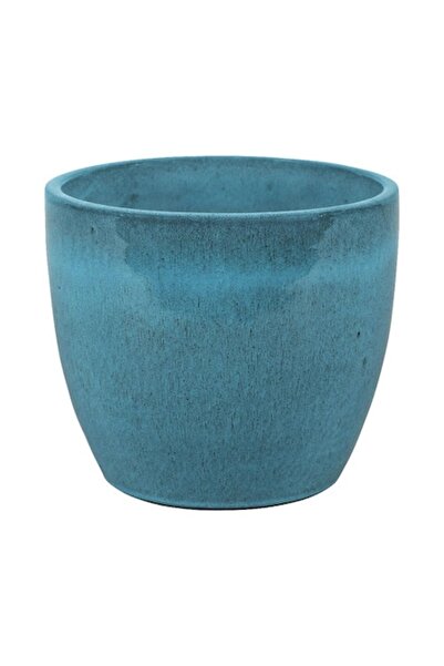 Clasic Ceramic Pot Oslo Ø 30 Cm H 26 Cm Turquoise