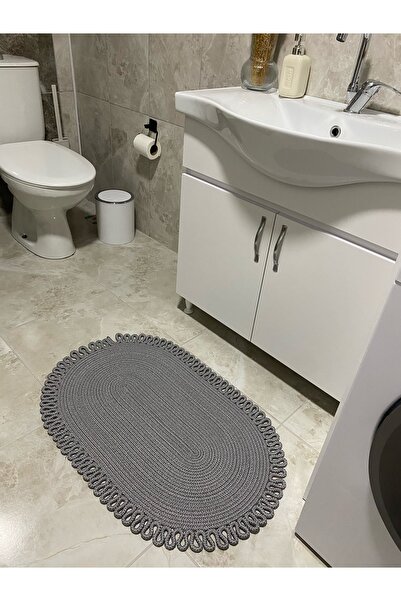 Halımax Milda Jüt Banyo Paspası Çift Taraflı Yıkanabilir Hav Toz Vermez Jüt K...