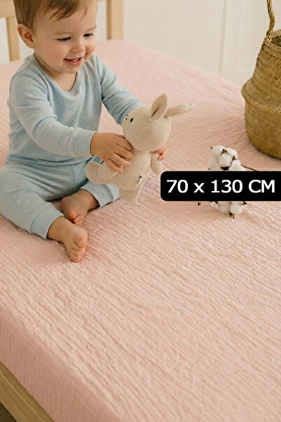 Soho Organics ملاءة سرير من الموسلين - 70x130 سم |   ارتفاع السرير 10-15 سم |...