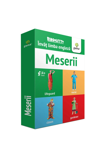 Gama Profesii. Învățarea limbii engleze - Bingoletto