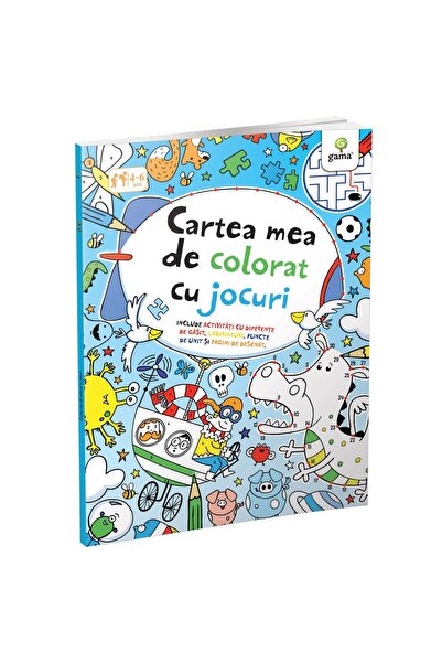 Gama Cartea mea de colorat cu jocuri - Cartea mea cu jocuri