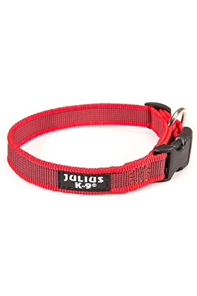 Julius K9 Zgardă de câine din nailon, 25 mm, roșie