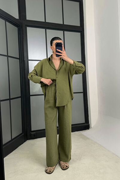 My Blog Khaki Md Muadil Shirt and Pants Set - 30137