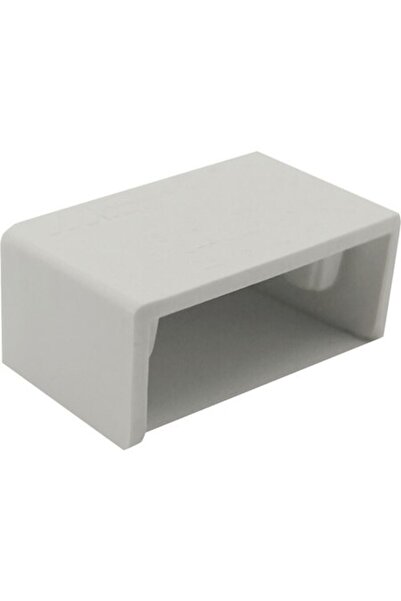 COMTEC Cable Channel End Caps 80x40 Mm, White, 2 Pieces