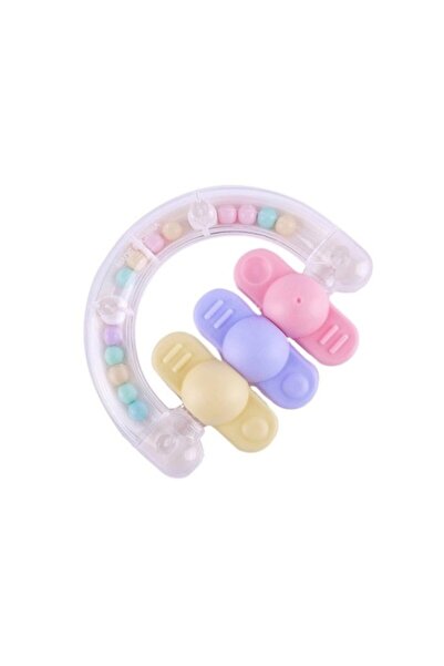 Bambam Teething Toy Rattle Pastel