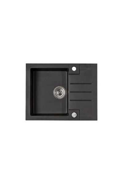 Foglia Chiuvetă de bucătărie încorporată, Culoare negru carbon, Alveus Rock 30
