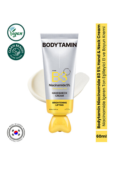 Passion&Beyond Bodytamin Niacinamide B3 %5 El ve Boyun Kremi Masaj Başlık Ayd...