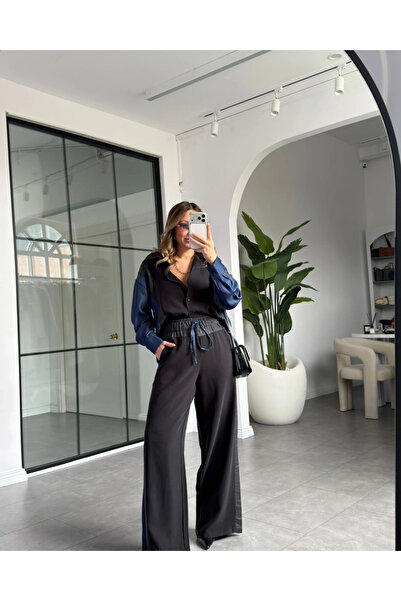 QİMYA BUTİK Egzoti̇k Asorti̇k Women's Tencel Detailed Modal Premium Set