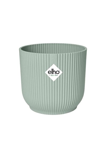 Elho Vibes Fold Pot Rotund de 11cm, Culoare Verde