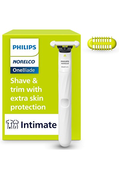 Norelco Philips OneBlade Unisex Intimate Pubic & Personal Body Groomer & Trim...