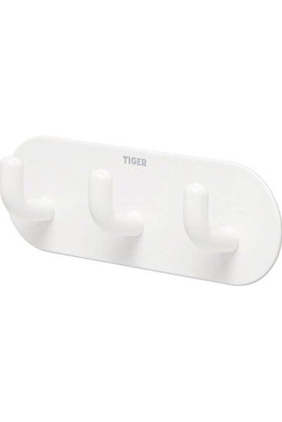 Tiger Rondo White Bathroom Hook 3 Hooks