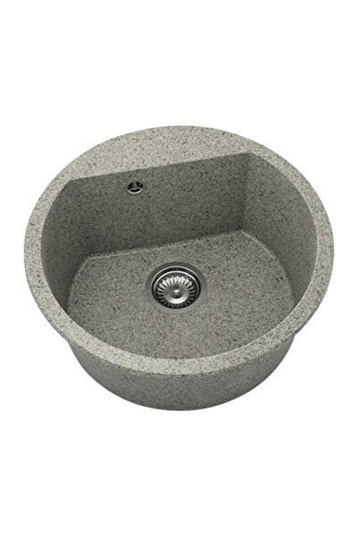Fat Avangard 223 Chiuvetă de bucătărie rotundă Ø51 cm, Granixit Tweed