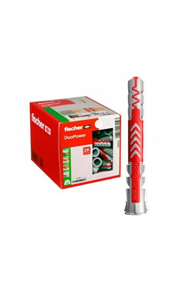 Fischer DuoPower Expansion Plugs 6x50mm, Grey/Red, 100 pcs