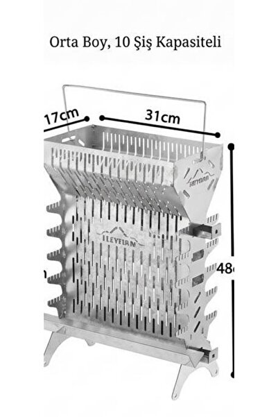 ALEVRA şiş mangal ızgara