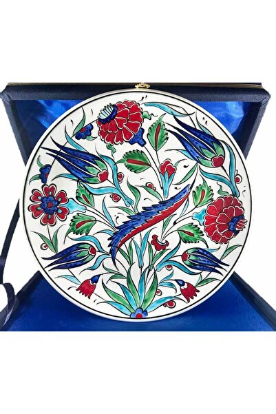 Çini Evi طبق فخاري تقليدي بنمط حديقة الريح من إزنيك