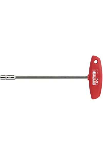 wiha Cheie tubulară hexagonală tip T 6x157 mm, Crom-Vanadiu, Mâner din plastic