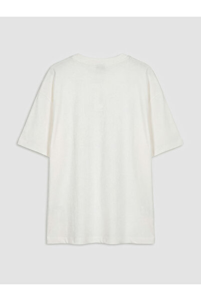 LC Waikiki Crew Neck Printed Girl's T-Shirt