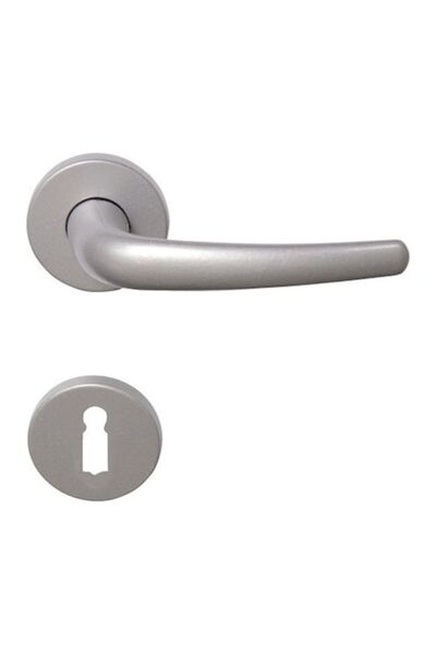 Verofer Mâner ușă interior cu rozetă Arad, cheie BB, argintiu