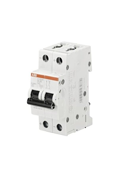 ABB Întrerupător automat 2P 6A 10kA, Curba C, Tip AC/DC