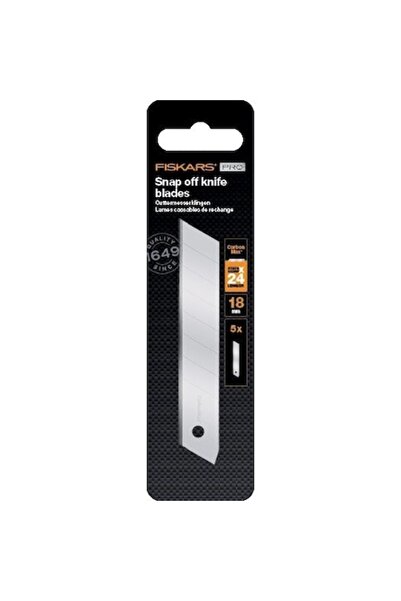 FiSKARS Set of 5 Cutter Blades, Fiskars, 18 mm, Silver