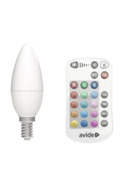 Avide Bec LED RGBW E14 4.9W 470 Lumeni