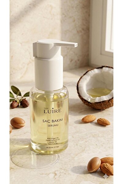 THE LUİRE Saç Bakım Serumu Besleyici ve Onarıcı - Argan, Tatlı Badem, Jojoba ...