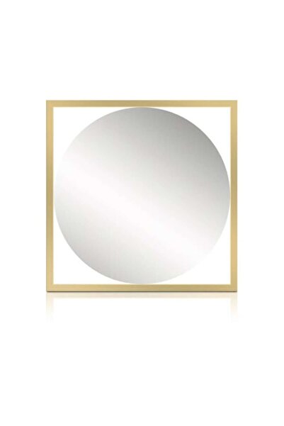 cordia Round Bathroom Mirror Quadro Line 63.5x63.5 Cm Golden Frame