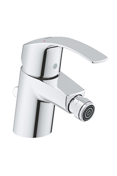 Grohe Eurosmart Bidet Faucet, 1/2'', Size S, Ceramic Cartridge, Chrome