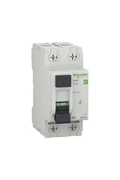 SCHNEIDER Întrerupător simplu cu protecție diferențială Easy9 2P 63A 30mA