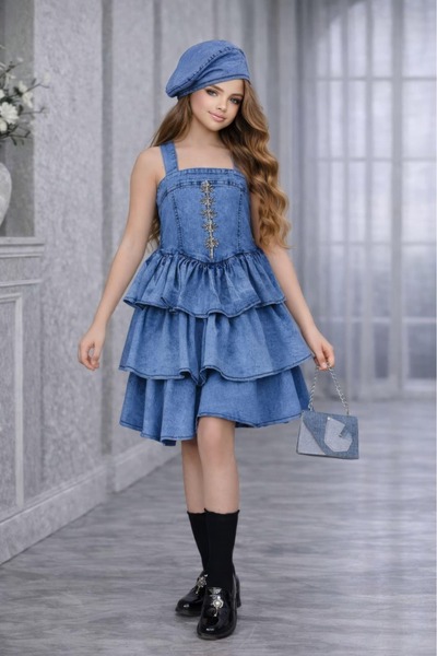 Bisahane Κοριτσίστικες κάλτσες, τσάντες και καπέλα από τζιν