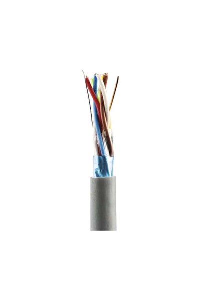 Clasic Cablu telefonic Jy(St)y 3x2x0.8 mm² Gri, Rolă 10m