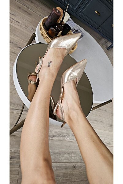 Topukla Footwear 10 18170 Topukla Kadın İnce Topuklu Stiletto Abiye Ayakkabı