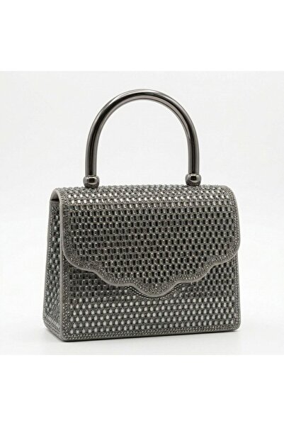 silora Sparkling Crystal Evening Clutch-Bag with Shiny Crystal