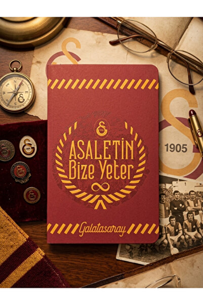 Timon دفتر ملاحظات مسطر بغلاف كرتوني مقاس 8x13 مرخص من جالاتاساراي، 32 ورقة