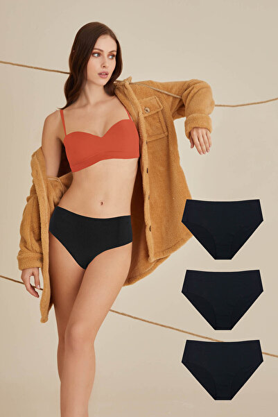 NBB سروال داخلي نسائي عالي الخصر مكون من 5 قطع مقطوع بالليزر