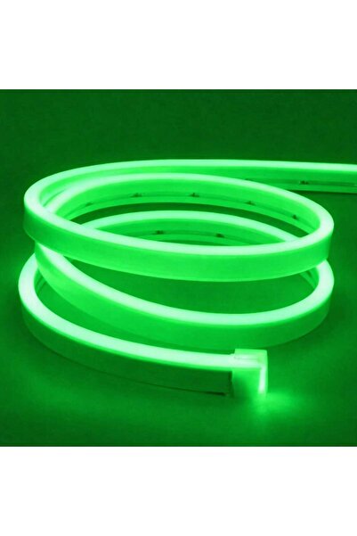 SAKİN ENERJİ Neon Şerit Led 12V Volt Esnek Silikonlu Aydınlatma + Fiş Dahil T...